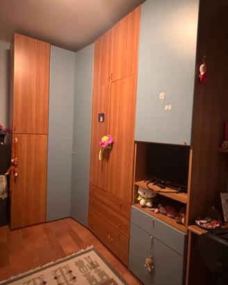 Armadio ad angolo per cameretta