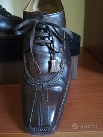 Scarpe cuoio uomo Gianfranco Pini numero 42