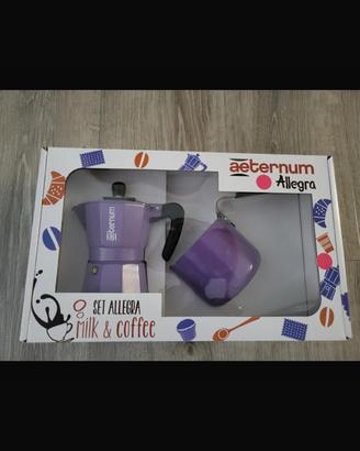 Set Caffettiera moka e bollilatte
