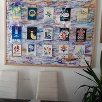 Dipinto  loghi Olimpiadi Invernali