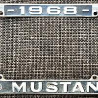 cornice targa originale Mustang