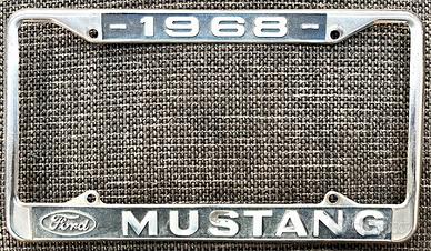 cornice targa originale Mustang