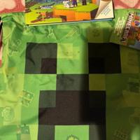 Minecraft sacca coulisse con libro