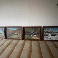 Quadri con cornice in legno