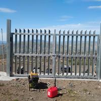 cancello in ferro zincato