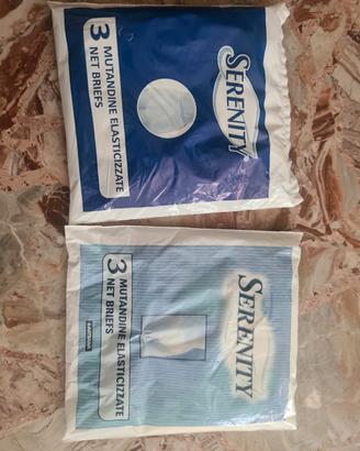 Mutandine Serenity a rete nuove