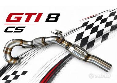 Golf GTI 7 7.5 8 8.5 CS DOWNPIPE CAT 200 BRAIN
