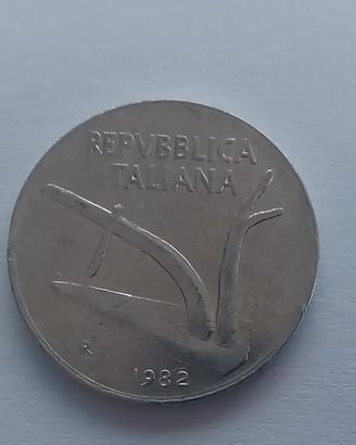 Moneta da 10 lire del 1982