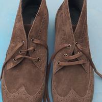 bel polacchino da uomo Frau in camoscio marrone