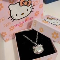 collana ciondolo portafoto Hello Kitty in acciaio 