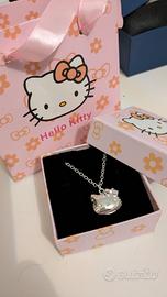 collana ciondolo portafoto Hello Kitty in acciaio 