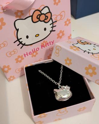 collana ciondolo portafoto Hello Kitty in acciaio 
