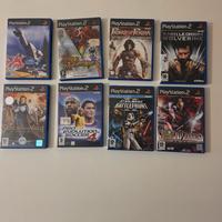 stock 8 giochi playstation 2 