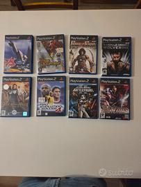 stock 8 giochi playstation 2 