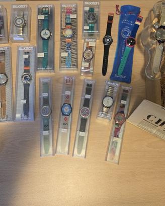 Orologi Swatch collezione in blocco composta da 21