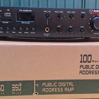 amplificatore audio design  pa 4a250 ph 4 zone