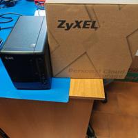 NAS ZYXEL 326 senza dischi con scatola e alimentat