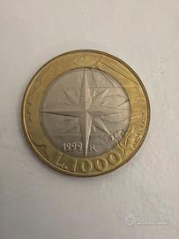 1000 lire repubblica di s marino 1999