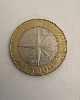 1000 lire repubblica di s marino 1999