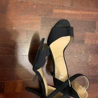 Décolleté in camoscio nere