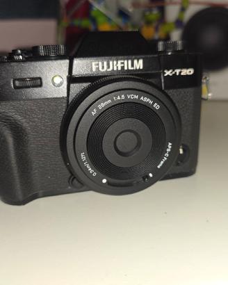 Fujifilm X-T20+viltrox 28mm pancake lens+access.