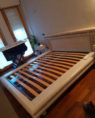 Letto matrimoniale etnico in bambù