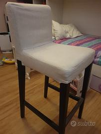 coppia di sgabelli bar IKEA della serie BERGMUND