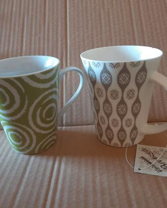 Mug Brandani in porcellana New Bonne China 2 Pz