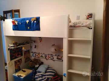 letto soppalco alto Smastad