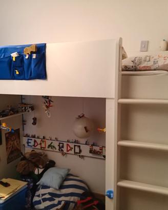 letto soppalco alto Smastad