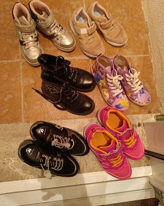 scarpe da bambina n.32 in su a 10 euro