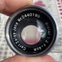 Obiettivo Carl Zeiss Biotar cm.4 f,2 per ROBOT