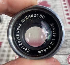 Obiettivo Carl Zeiss Biotar cm.4 f,2 per ROBOT