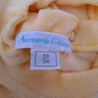 Tutina in spugna gialla e celeste