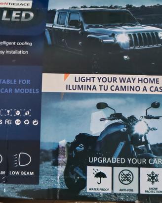 Faro LED FrontierAce 7" auto e moto 