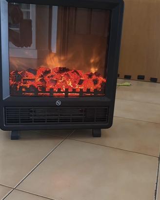 Stufa caminetto con aria calda