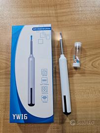 Pulitore orecchie com videocamera