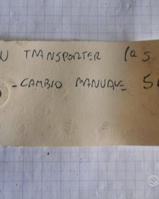 Cambio volkswagen trasporter 5 marce 1,6 td