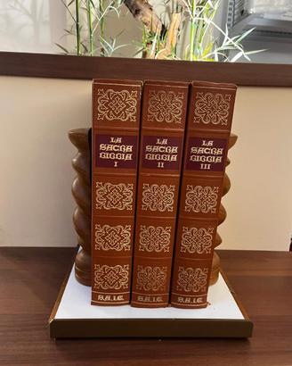LA SACRA BIBBIA (Tre Volumi) Edizione 1972