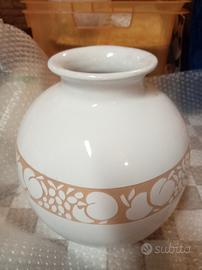 vaso ceramica bianco 