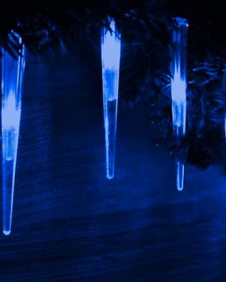 Luci di Natale da esterno: Ghiaccioli luminosi LED