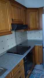 Cucina componibile angolare rovere