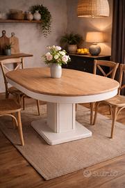 Tavolo ovale in legno