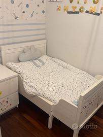 Set 2 lettini + comodini Ikea