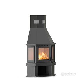 Camino verticale a legna Mod. Caterina 16kw