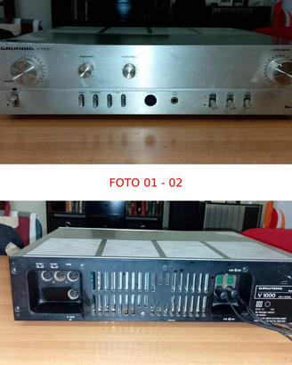 IMPIANTO HI.FI VINTAGE GRUNDIG PRIMI ANNI '80