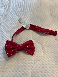 Papillon in seta nuovo mai usato Zara