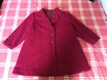 Cappotto color amarena