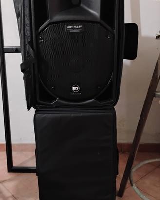 casse rcf art 712A 1400w X2 più accessori