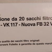 19 sacchi filtro Folletto